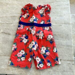 Janie and Jack Floral jumpsuit